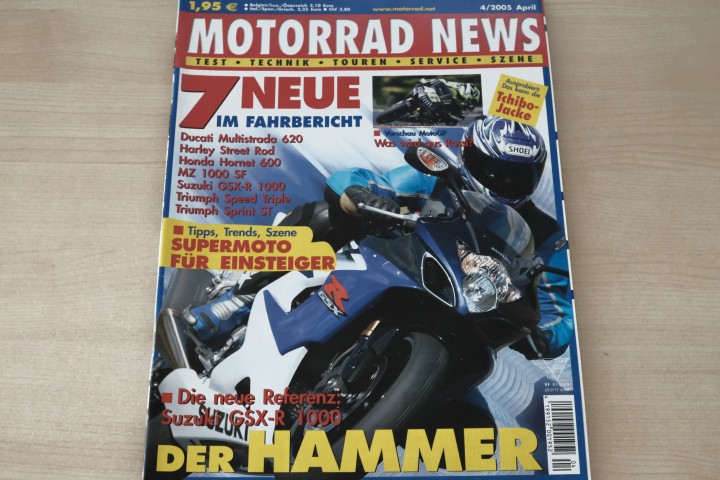 Deckblatt Motorrad News (04/2005)